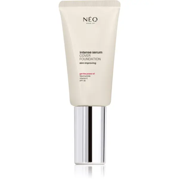 NEO MAKE UP NEO MAKE UP Intense Serum Cover Foundation tekoči puder za naraven videz SPF 30 odtenek 03 Natural 30 ml