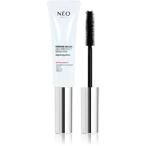 NEO MAKE UP NEO MAKE UP Intense Serum HEV Protect Mascara maskara za volumen in goste trepalnice odtenek Black 9 ml