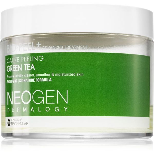 Neogen Dermalogy Neogen Dermalogy Bio-Peel+ Gauze Peeling Green Tea piling blazinice za obraz za osvetljevanje kože in hidratacijo 30 kos
