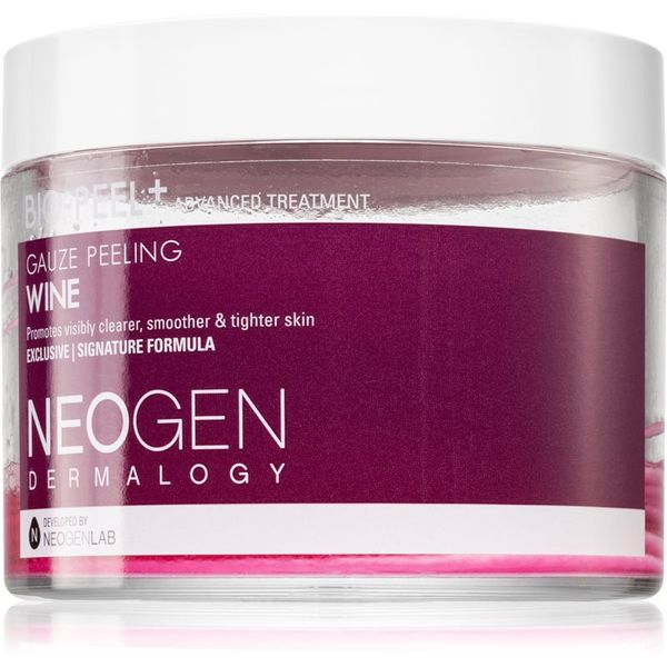 Neogen Dermalogy Neogen Dermalogy Bio-Peel+ Gauze Peeling Wine piling blazinice za obraz za glajenje kože in zmanjšanje por 30 kos