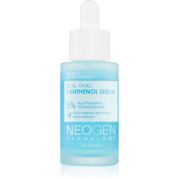 Neogen Dermalogy Neogen Dermalogy Real Hyal Panthenol Serum intenzivno vlažilni serum s pomirjajočim učinkom 31 g