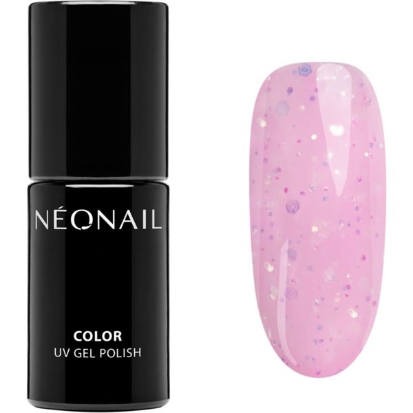 NeoNail NEONAIL Baby Bloomer gel lak za nohte z bleščicami odtenek Pink-tastic 7,2 ml