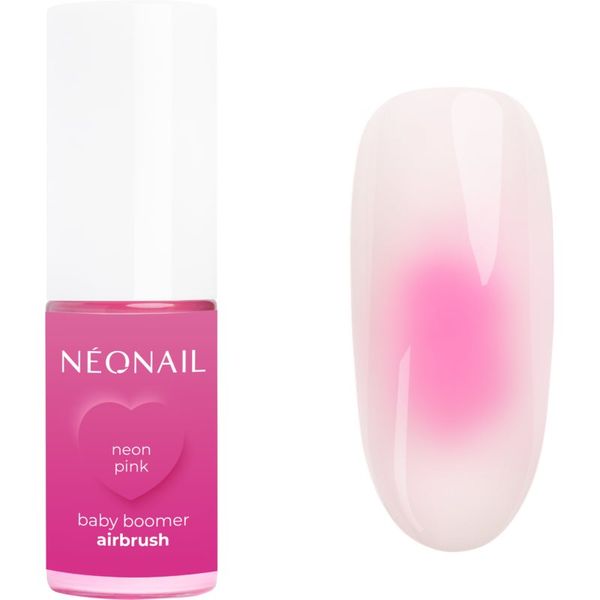 NeoNail NEONAIL Baby Boomer Airbrush barvni puder za nohte odtenek Neon Pink 5 g