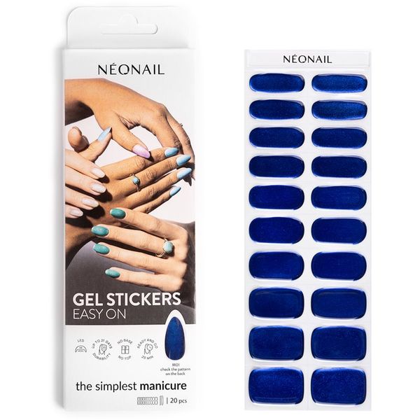 NeoNail NEONAIL Easy On Gel Stickers nalepke za nohte odtenek M01 20 kos