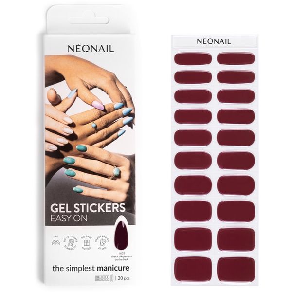 NeoNail NEONAIL Easy On Gel Stickers nalepke za nohte odtenek M05 20 kos