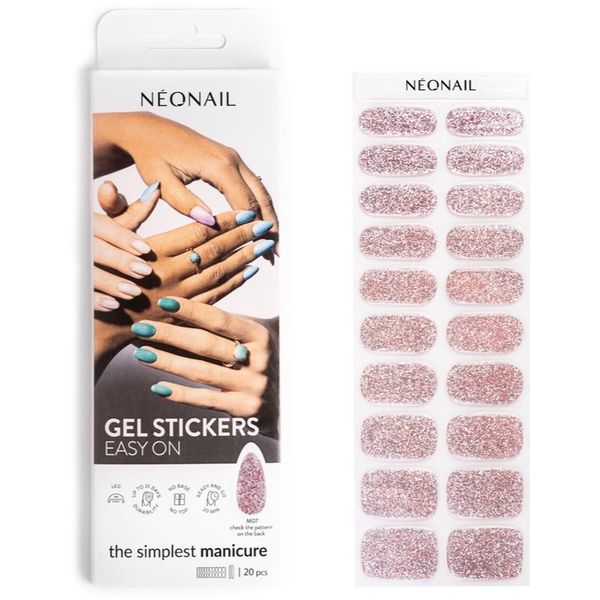 NeoNail NEONAIL Easy On Gel Stickers nalepke za nohte odtenek M07 20 kos