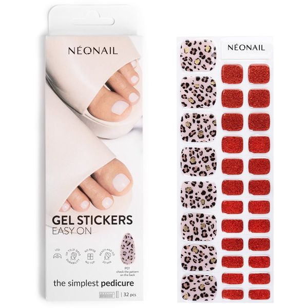 NeoNail NEONAIL Easy On Gel Stickers nalepke za nohte za noge odtenek P01 32 kos