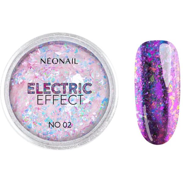 NeoNail NEONAIL Effect Electric bleščeči puder za nohte odtenek 02 0.3 g