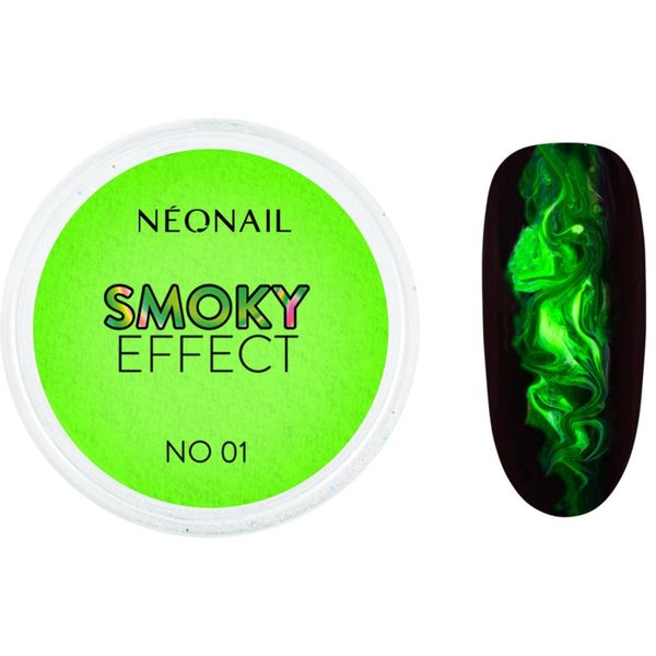 NeoNail NEONAIL Effect Smoky barvni puder za nohte odtenek No. 1 Green 2 g