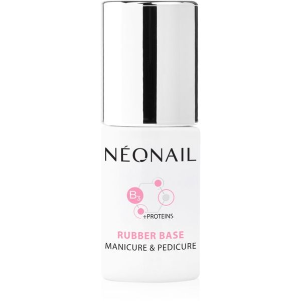 NeoNail NeoNail Manicure & Pedicure Rubber Base podlak za gel nohte z beljakovino 7,2 ml