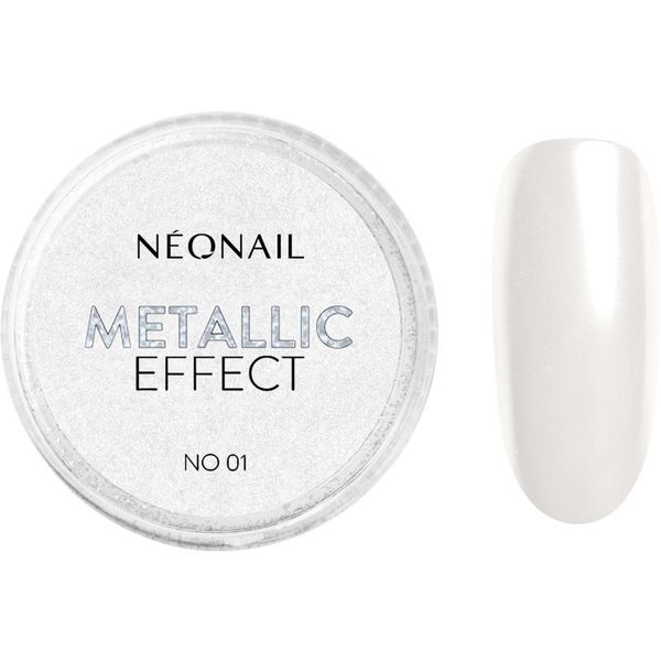 NeoNail NEONAIL Metallic Effect bleščeči prah za nohte odtenek 01 1 g