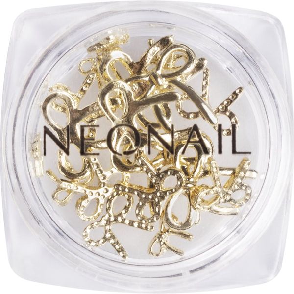 NeoNail NEONAIL Nail Art 3D Bows okrasek za nohte odtenek Gold 1 kos