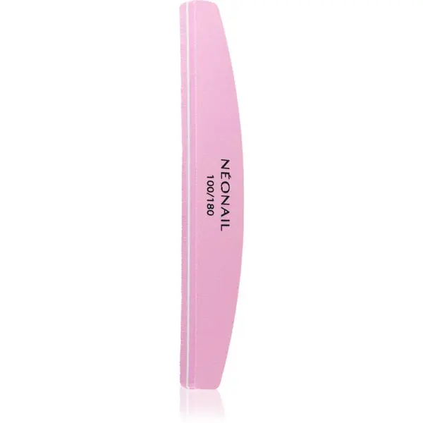 NeoNail NEONAIL Nail Buffer Curved polirka vrsta 100/180 Pink 1 kos