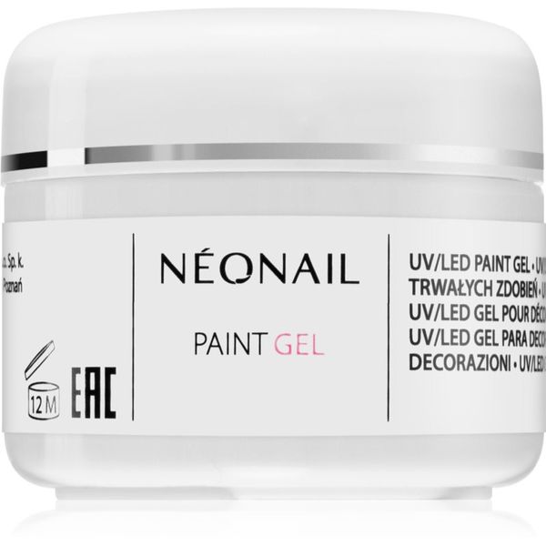 NeoNail NeoNail Paint Gel White Rose gel za modeliranje nohtov 5 ml