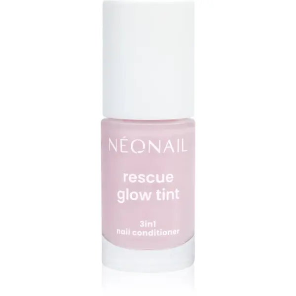 NeoNail NEONAIL Rescue Glow Tint 3in1 Nail Conditioner negovalni lak za nohte odtenek Glitter Violet 7.2 ml