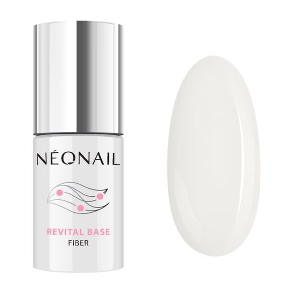 NeoNail NEONAIL Revital Base Fiber osnovni gel za modeliranje nohtov odtenek Milky Cloud 7,2 ml