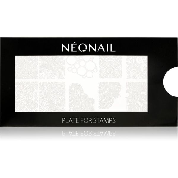 NeoNail NEONAIL Stamping Plate predloge za nohte vrsta 01 1 kos