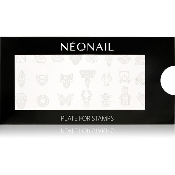 NeoNail NEONAIL Stamping Plate predloge za nohte vrsta 02 1 kos