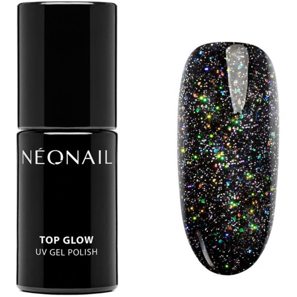 NeoNail NEONAIL Top Glow gel nadlak za nohte odtenek Multicolor Holo 7,2 ml