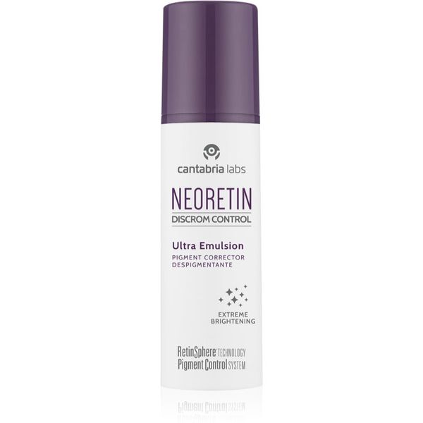 Neoretin Neoretin Discrom control Ultra Emulsion lahka nočna emulzija proti pigmentnim madežem 30 ml