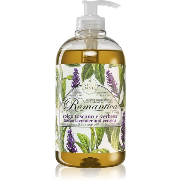 Nesti Dante Nesti Dante Romantica Wild Tuscan Lavender and Verbena nežno tekoče milo za roke 500 ml