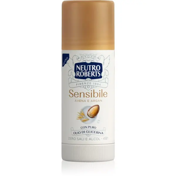Neutro Roberts Neutro Roberts Avena e Argan trdi deodorant brez aluminijevih soli za občutljivo kožo 40 ml
