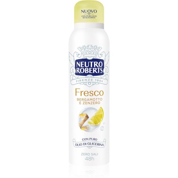 Neutro Roberts Neutro Roberts Bergamotto e Zenzero dezodorant v pršilu z 48-urnim učinkom 150 ml