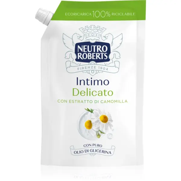 Neutro Roberts Neutro Roberts Intimo Delicato gel za intimno higieno s kamilico nadomestno polnilo 400 ml