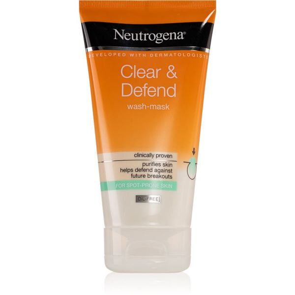 Neutrogena Neutrogena Clear & Defend čistilna maska in gel 2v1 150 ml
