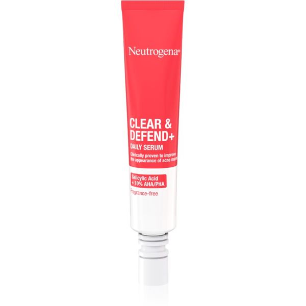 Neutrogena Neutrogena Clear & Defend+ serum za obraz proti aknam 30 ml