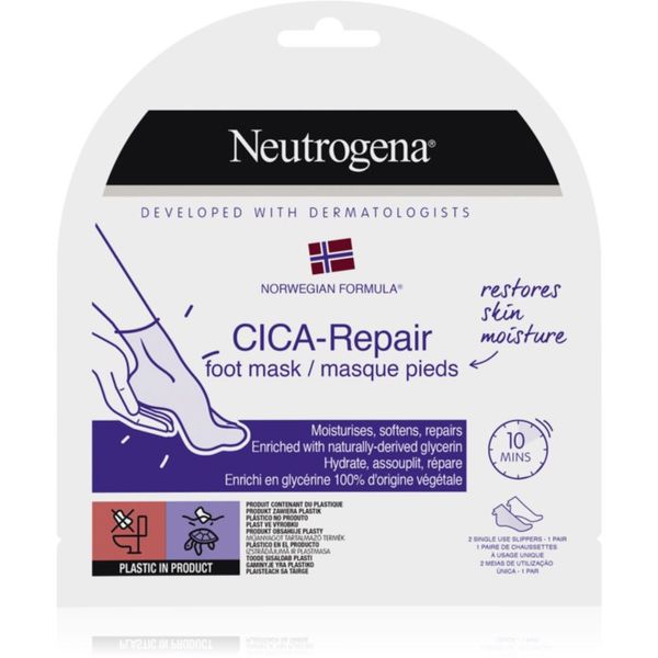 Neutrogena Neutrogena Norwegian Formula® CICA Repair vlažilna maska za noge 1 kos
