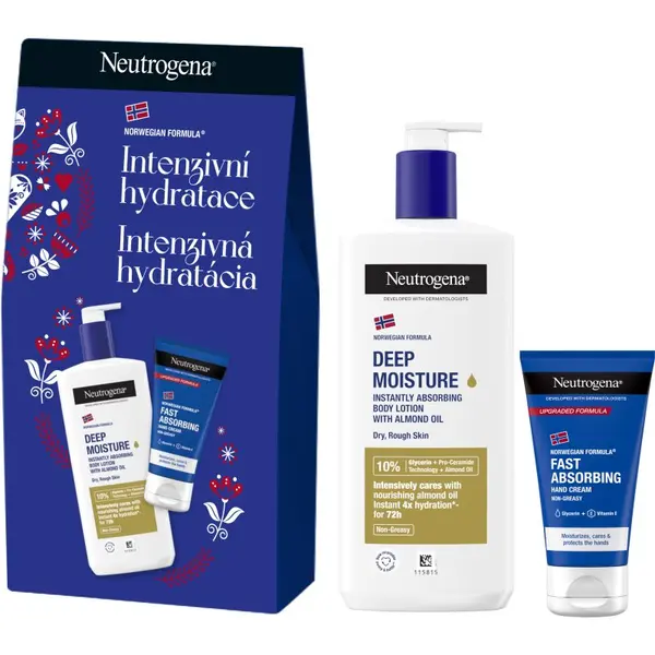 Neutrogena Neutrogena Norwegian Formula® Deep Moisture darilni set za intenzivno vlažnost