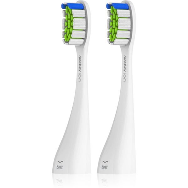 Niceboy Niceboy ION Sonic PRO UV toothbrush nadomestne glave soft White 2 kos