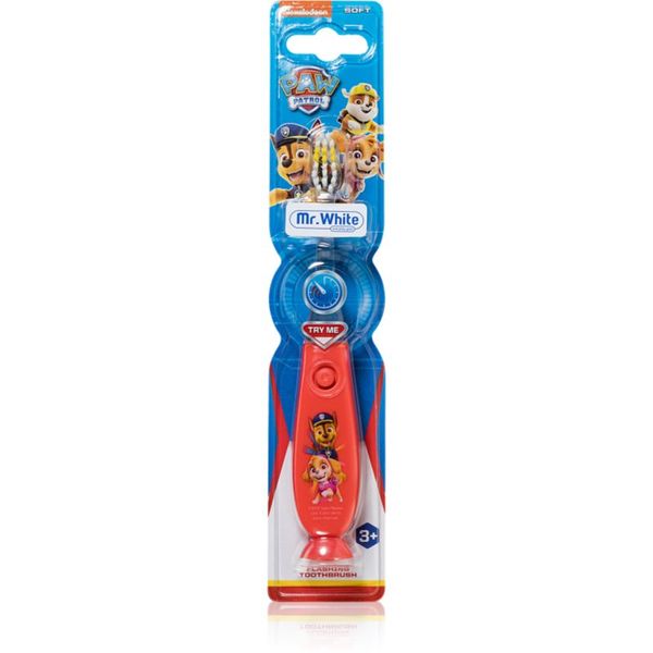Nickelodeon Nickelodeon Paw Patrol Flashing Toothbrush zobna ščetka za otroke soft 3+ 1 kos