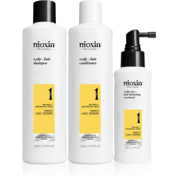 Nioxin Nioxin Scalp Recovery darilni set za tanke ali redke lase 3 kos