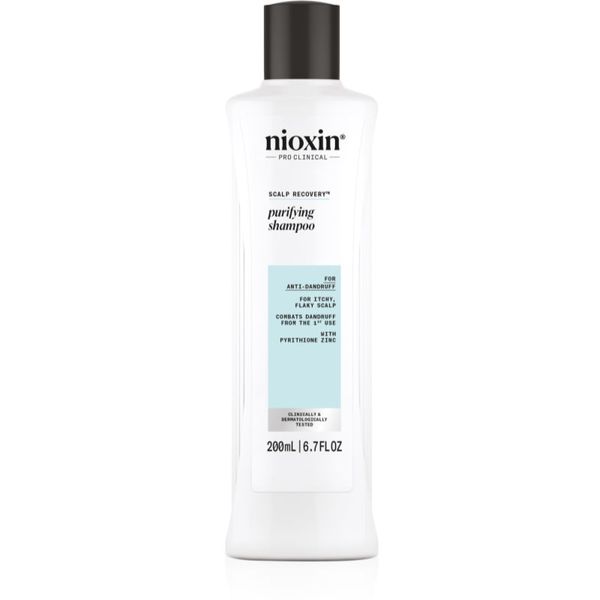 Nioxin Nioxin Scalp Recovery Purifying Shampoo šampon za redke lase brez volumna proti prhljaju 200 ml