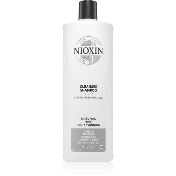 Nioxin Nioxin System 1 Cleanser Shampoo čistilni šampon za tanke do normalne lase 1000 ml