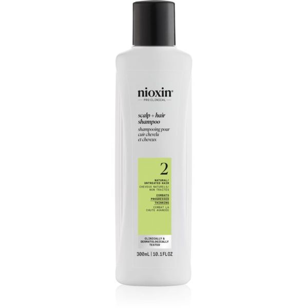 Nioxin Nioxin System 2 Scalp + Hair Shampoo šampon proti redčenju las 300 ml