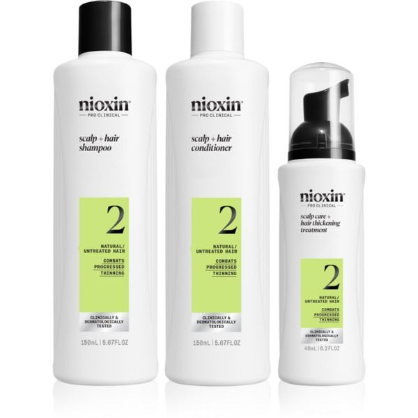 Nioxin Nioxin System 2 Scalp Therapy darilni set za redke lase 3 kos