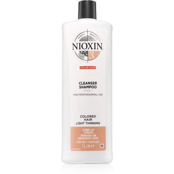 Nioxin Nioxin System 3 Color Safe čistilni šampon za barvane redke lase 1000 ml