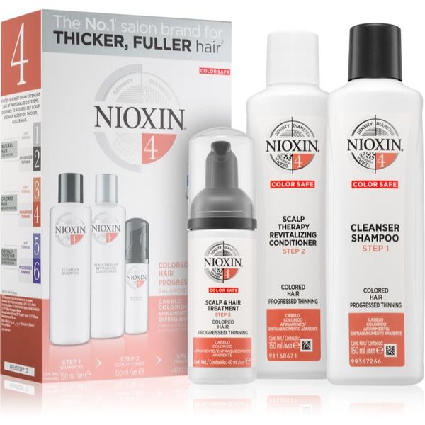 Nioxin Nioxin System 4 Color Safe darilni set (za barvane lase)