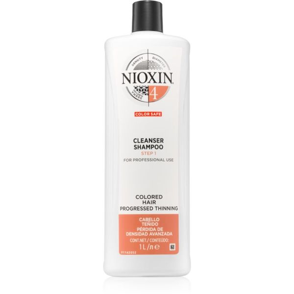 Nioxin Nioxin System 4 Color Safe nežni šampon za barvane in poškodovane lase 1000 ml