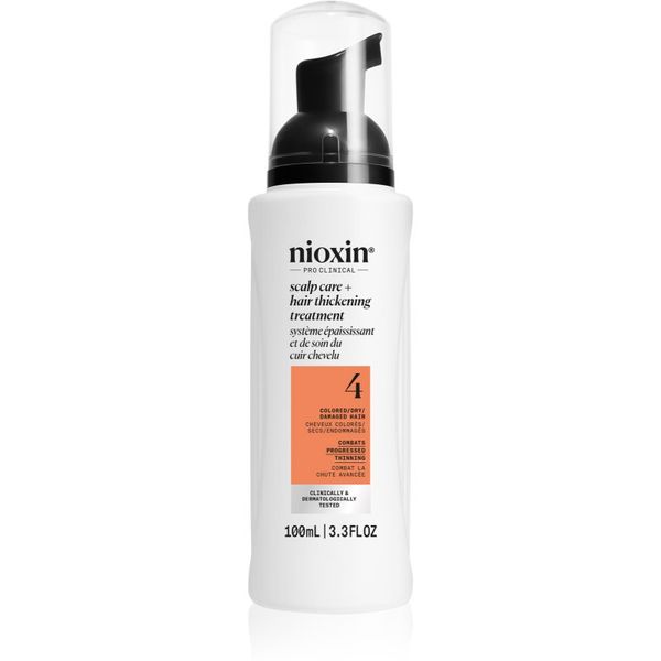 Nioxin Nioxin System 4 Scalp + Hair Thickening Treatment kura za izrazito redke, tanke in kemično obdelane lase 100 ml