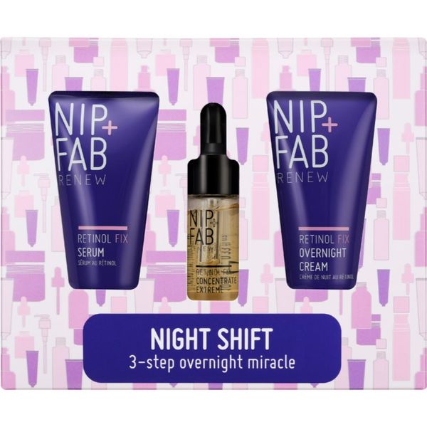 NIP+FAB NIP+FAB Retinol Fix Night Shift set za nego obraza (z retinolom)