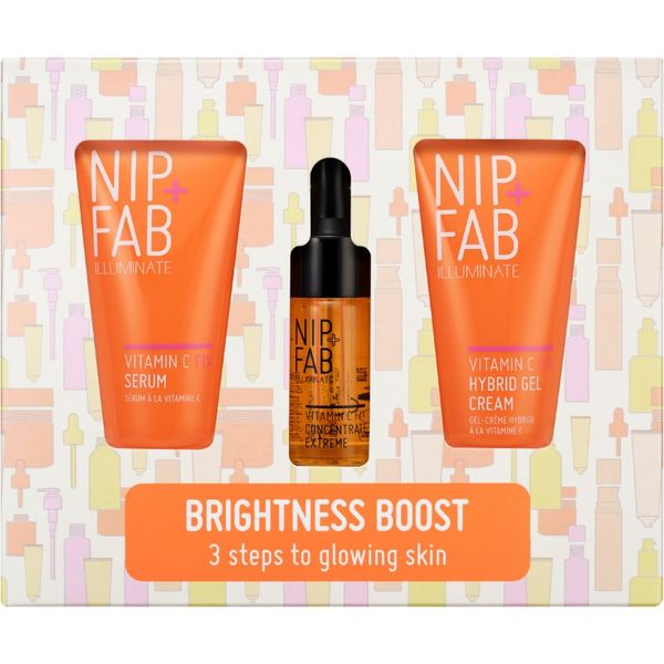 NIP+FAB NIP+FAB Vitamin C Fix Brightness Boost set za nego obraza (z vitaminom C)