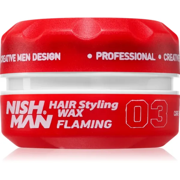Nish Man Nish Man Flaming 03 vosek za stilsko oblikovanje las 150 ml