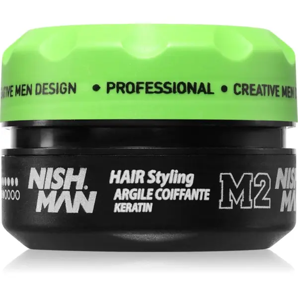 Nish Man Nish Man M2 stiling vosek za kratke lase s keratinom 100 ml