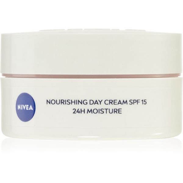 Nivea Nivea 24 h Moisture hranilna dnevna krema SPF 15 50 ml