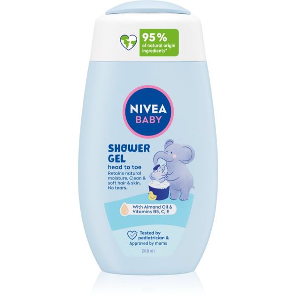 Nivea NIVEA BABY gel za prhanje za telo in lase 200 ml