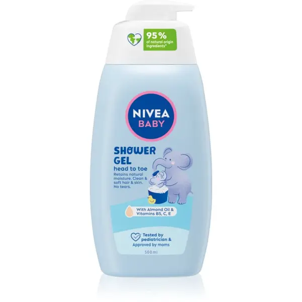 Nivea NIVEA BABY gel za prhanje za telo in lase 500 ml